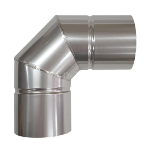 대호화목난로 3단 엘보 연통 (125mm)_이미지