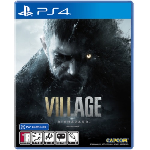 바이오하자드 빌리지 한글판 PS4, 패키지디스크_이미지