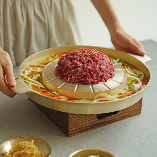 방짜유기 불고기판