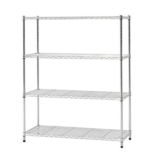 코랙코리아 4단 25파이 산업용 철제 수납 메탈랙 1200x350