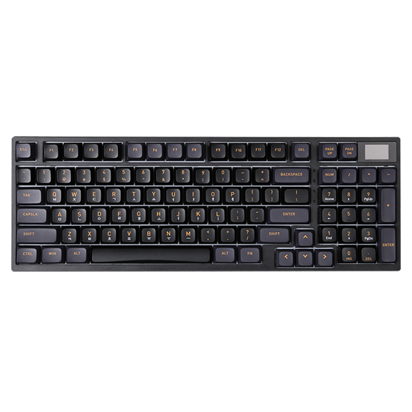 몬스타 몬스타기어 닌자96PRO 유무선 수제풀윤활 기계식 블랙 (그레이블랙96, 바다소금)_이미지