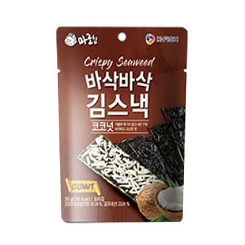 마로칩 김과 김사이에 토핑이 있는 김스낵 코코넛 20g (1개)