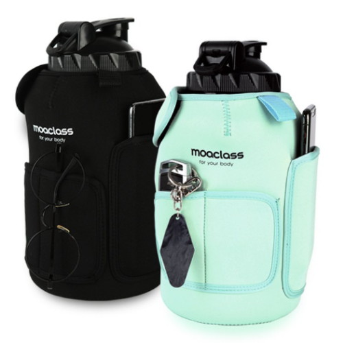 헬스 스포츠물통 쉐이커보틀 대용량+커버세트 2.5L