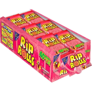 [불명] Rip Rolls Strawberry 40 Inches Licorice 1.4 oz 24-count 립롤 스트로베리 40 .._이미지