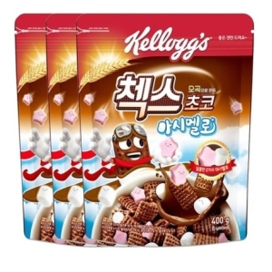 첵스초코 마쉬멜로우 400g 3개