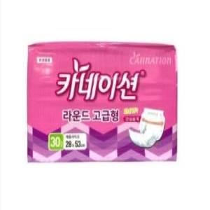 카네이션 라운드 고급형 30개 (5팩(150개))_이미지