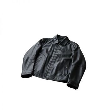 �ް� ���� �׸� Regular-fit jacket in nappa leather 153344849