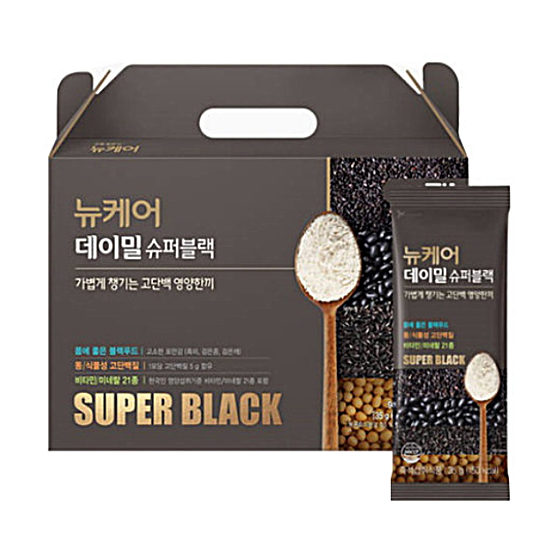 대상웰라이프 뉴케어 데이밀 슈퍼블랙 35g 28포 (6개)_이미지