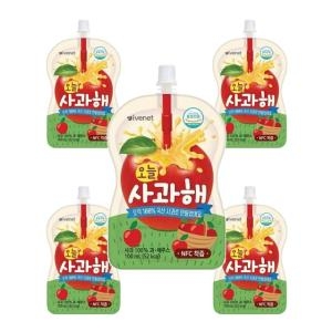 아이배냇 오늘 사과해 100ml (5개)_이미지