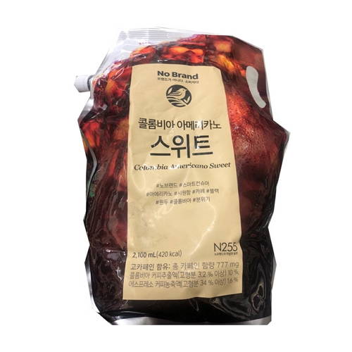이마트 노브랜드 콜롬비아 아메리카노 스위트 2.1L (1개)_이미지