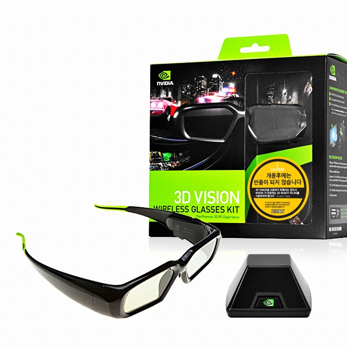 NVIDIA GEFORCE New 3D VISION KIT 조텍코리아