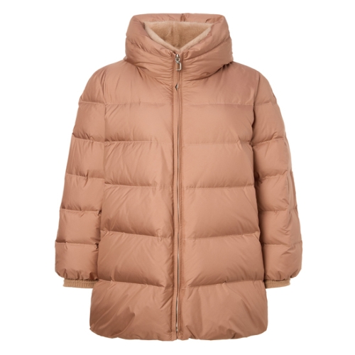 여성 코랄 탈착 밍크넥 구스다운 하프점퍼_DLJU4D003C2