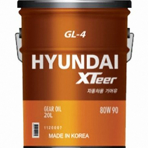 현대오일뱅크 엑스티어 기어오일 GL-4 80W90 20L_이미지