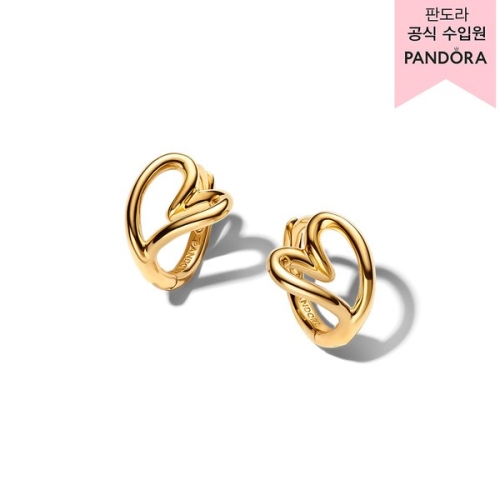 오가니컬리 쉐입드 하트 스몰 후프 이어링 264359C00