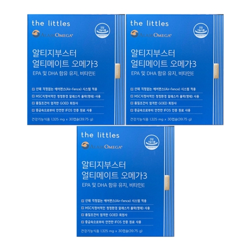  더리틀스 알티지부스터 얼티메이트 오메가3 30캡슐 [3개]