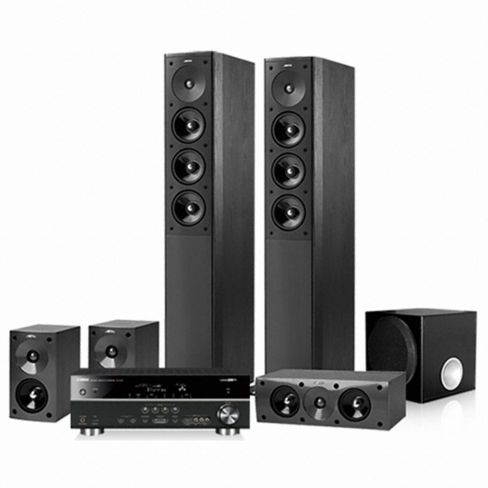 야마하 S608 5.1채널 + 야마하 AV리시버 (RX-V471, YST-SW012)