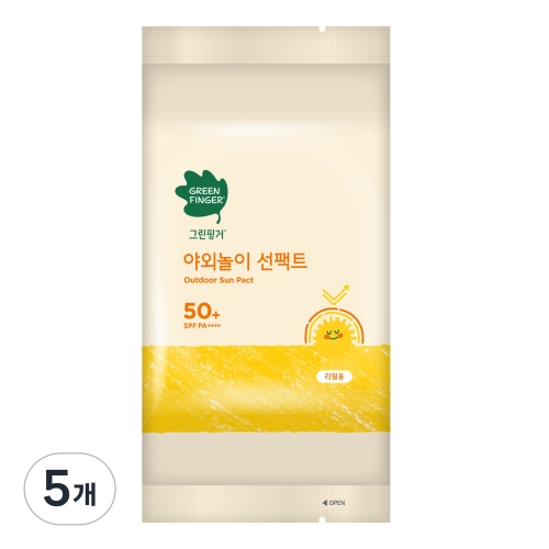 그린핑거 야외놀이 선팩트 16g (리필5개)_이미지