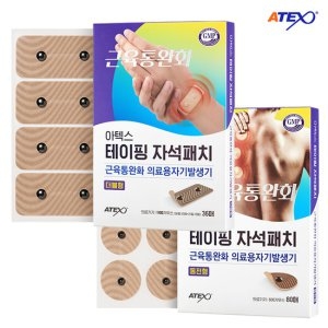 자석패치 동전 더블형 세트 동전80매, 더블형36매 근육통 통증 자석파스