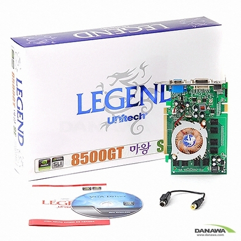 유니텍전자 LEGEND 지포스 8500GT LEGEND 마왕 SE 256MB_이미지