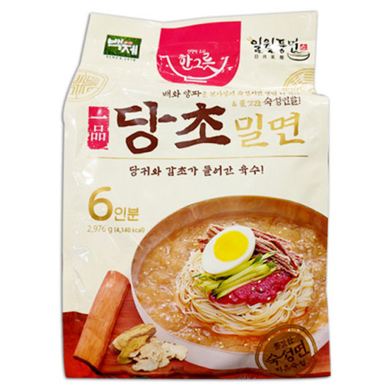 백제 일월풍면 한그릇 당초밀면 2.97kg (1개)