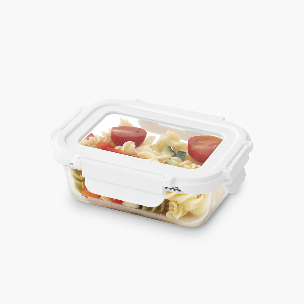 네오플램 클린 직사각 내열유리 밀폐용기 400ml_이미지