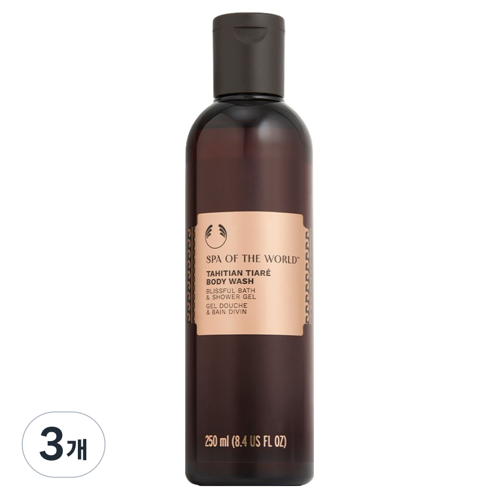  더바디샵 스파 오브 더 월드 타히티안 티아레 바디 워시 250ml [3개]