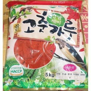  다농식품 청양고춧가루 다농 다데기용 5K  매운맛 강남제비 골드 국내산 30% 고추가루 5kg