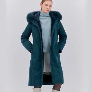 리가 풀스킨 밍크 폭스 콤비 구스다운638962 베이지/88