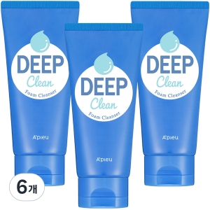 어퓨 딥 클린 폼 클렌저 130ml (6개)_이미지