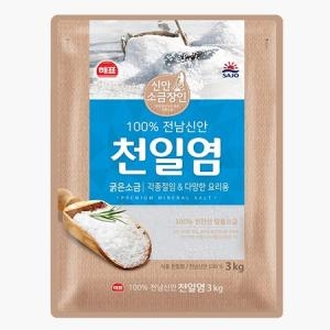 해표 천일염 굵은소금 3kg (2개)_이미지