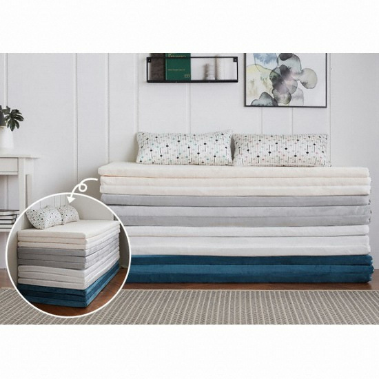 동서가구 3단 접이식 메모리폼 토퍼 매트리스 SS (5.5cm)_이미지