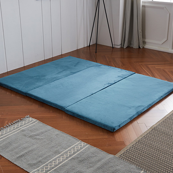 동서가구 3단 접이식 메모리폼 토퍼 매트리스 SS