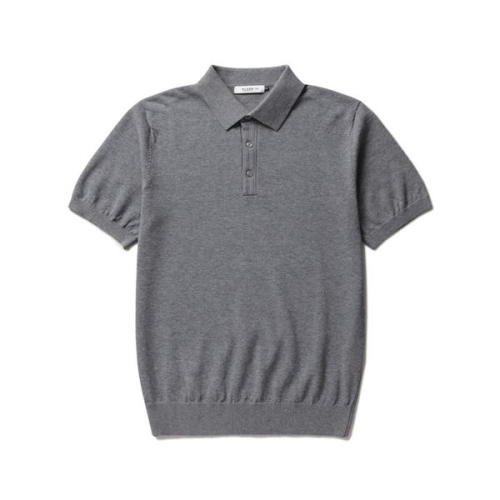 남성 솔리드 반팔 카라티_ZOF3ET1303GR