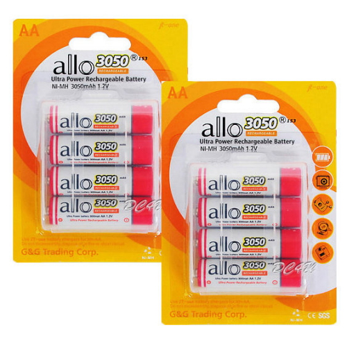 JT-one 알로 니켈수소 AA (8개)