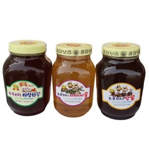 트루허니 벌꿀2.4kg 울진금강송벌꿀