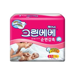  하기스 크린베베 일자형 중형-공용 [2팩,78매(156매)]