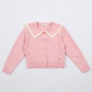 카라 배색 가디건 RGCK2411P