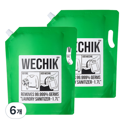 위칙 소독 섬유유연제 리필 1.7L (6개)_이미지