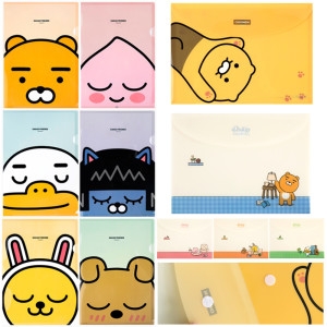 카카오프렌즈 L자홀더 화일 봉투화일 춘식이 라이언 어피치 무지 튜브 네오 프로도 문서 보관이미지입니다. 누르면 해당 게시물로 새창이동합니다.