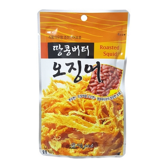 서울지앤비 땅콩버터 오징어 18g (20개)_이미지