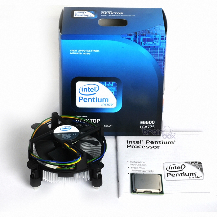 인텔 펜티엄 E6600 (울프데일) (정품)_이미지