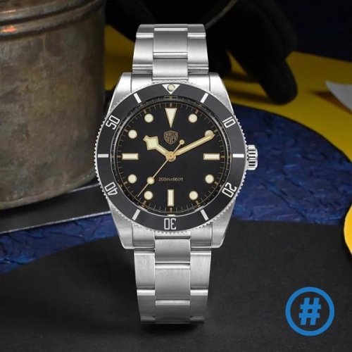 포맨 방수 사파이어 야광 빈티지 스테인리스 WD7922 BB54 VH31 쿼츠 37mm White