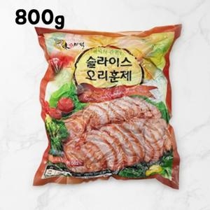 슬라이스 훈제오리 800g
