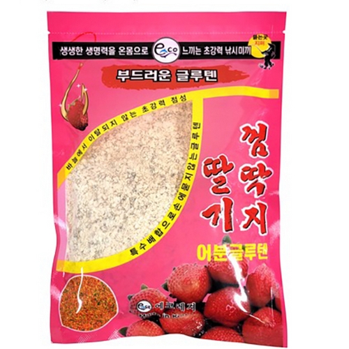 에코레져 딸기 껌딱지 어분글루텐_이미지