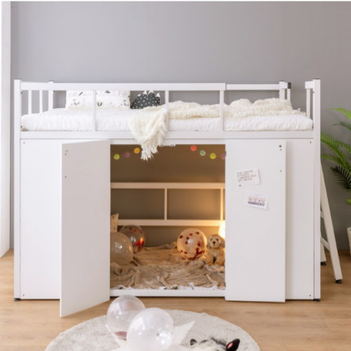 가구아이닷컴 옵티마 탱크 철제 벙커침대 수납계단형 SS (매트별도)_이미지