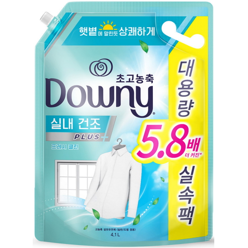 다우니 실내건조 프레시클린 리필 4.1L이미지입니다. 누르면 해당 게시물로 새창이동합니다.