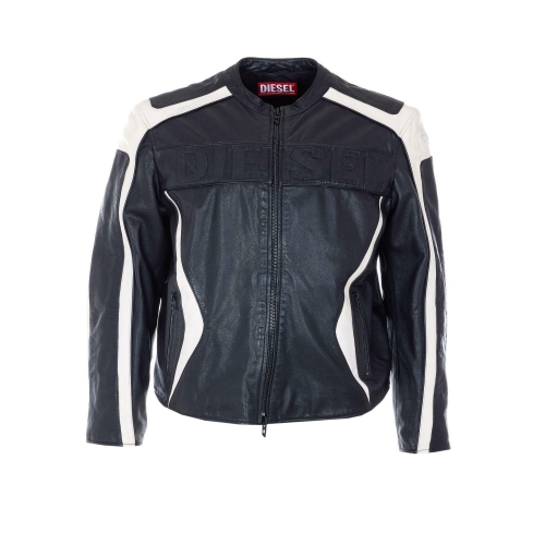 디젤 로고 LADAM 레더 자켓 A21125/0DMBS900 B0011880907