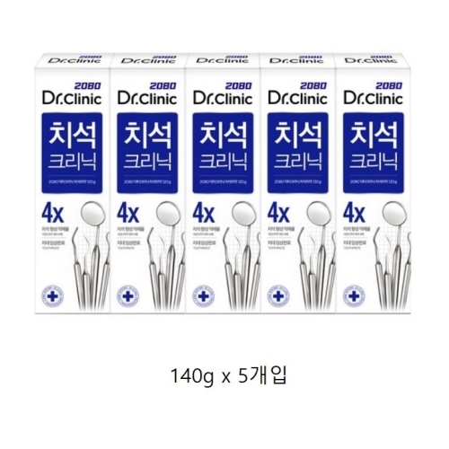 2080 닥터크리닉 치석 치약 140g (3개)_이미지