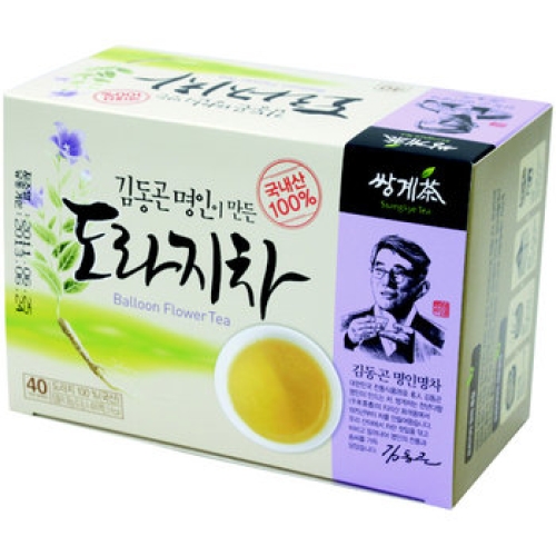 쌍계명차 김동곤 명인이 만든 도라지차 40티백 (1개)