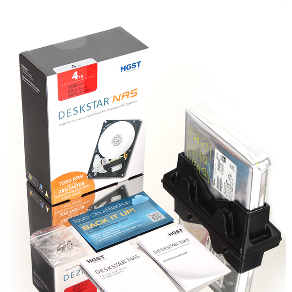 HGST Deskstar NAS ��Ű�� 7200/64M HDN724040ALE640